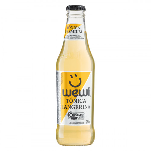Água Tônica Orgânica Tangerina Zero Sódio Wewi Premium - Natural da Terra