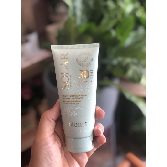 PROTETOR SOLAR FACIAL NATURAL & VEGANO - Bioart